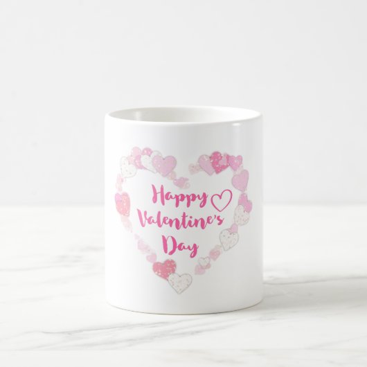 Mug Coeurs roses de la Glitterie Heureuse Sainte-Valen (Centre)