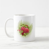 Mug Coeurs Roses et ailes (Gauche)