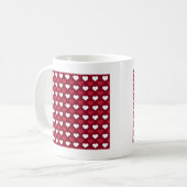 Mug Coeurs rouges (Devant gauche)