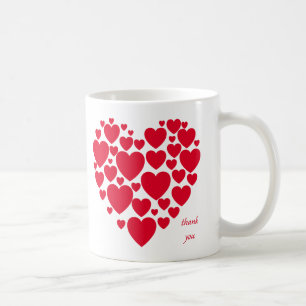 Mug Coeurs rouges