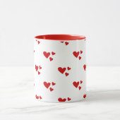 Mug Coeurs rouges (Centre)