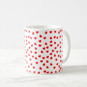 Mug Coeurs rouges joueurs (Devant droit)