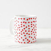Mug Coeurs rouges joueurs (Devant gauche)