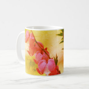 Mug Coeurs saignants roses Fleur Abstrait Personnalisé