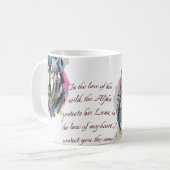 Mug Coeurs sauvages | Design Alpha et Luna Wolf (Devant gauche)