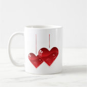 Mug Coeurs sur une chaîne (Gauche)