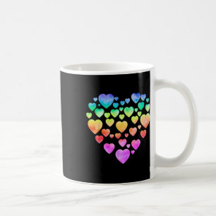 Mug Cœurs Tie Dye Joyeuse Saint-Valentin Couples Assor