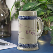 Mug Coeurs tissés pourpres Couple's