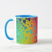 Mug Coeurs tombants colorés (Gauche)