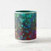 Mug Coeurs tombants rouge et vert (Centre)