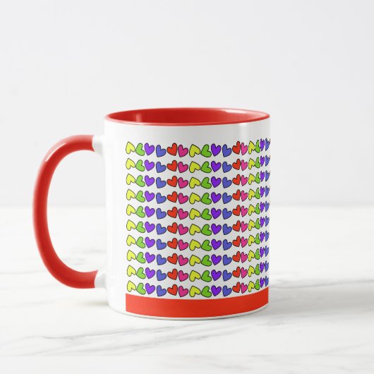 Mug Coeurs vibrants (Gauche)
