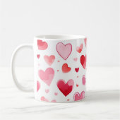 Mug Coeurs vibrants | Coloré | Saint Valentin (Gauche)