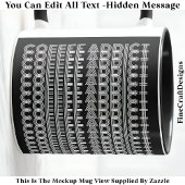 Mug Coffee Addict Message caché Grosse nouveauté 111W