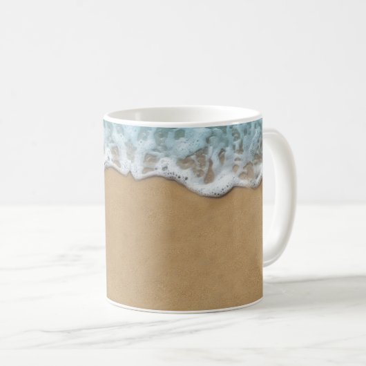 Mug Coffee And Beach Theme Coastal (Devant droit)