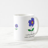 Mug  "Coffee and flowers make everything better!" Koffiemok (Voorkant rechts)