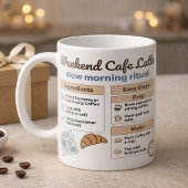 Mug Coffee Bar Latte Recipe Slow Morning