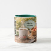 Mug Coffee before gardening morning garden photo (Centre)