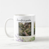 Mug Coffee before gardening photo personal garden (Gauche)