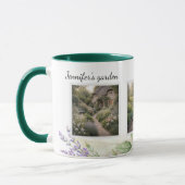 Mug Coffee before gardening photo personal garden (Gauche)