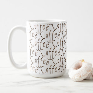Mug Coffee Café Plaisir Citation Texte Brown