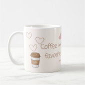Mug Coffee & Calm - Aesthetic Morning Cup  (Gauche)