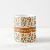 Mug Coffee Cats and Cozy Mornings Naive Art Style (Centre)