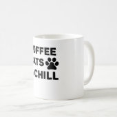 Mug Coffee Cats et Chill (Devant droit)