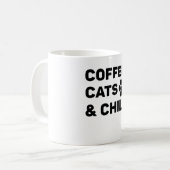 Mug Coffee Cats et Chill (Devant gauche)
