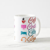 Mug Coffee Coding Sleep Repeat - Programmeur (Devant droit)