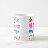 Mug Coffee Coding Sleep Repeat - Programmeur (Centre)