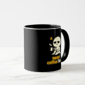 Mug Coffee Comes First – Sleepy Morning Humor (Devant droit)