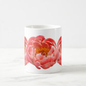 Mug Coffee Cup Coral Peonies (Centre)