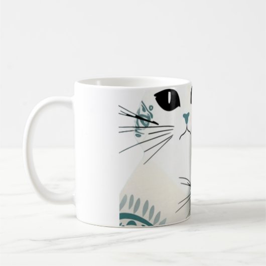 Mug coffee cut cat (Gauche)