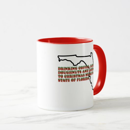 Mug Coffee, Donuts and Christmas Music in Florida (Devant droit)
