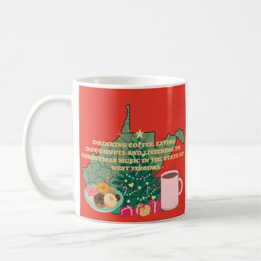 Mug Coffee, Donuts, Christmas Music in West Virginia  (Gauche)