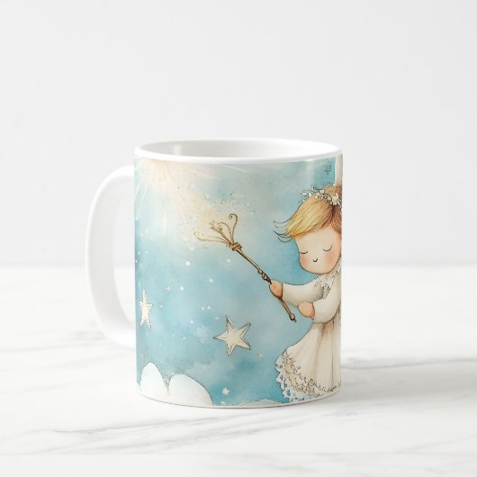 Mug Coffee First Angel  (Devant gauche)