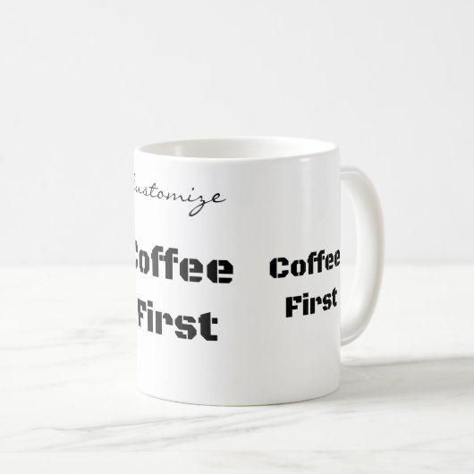 Mug Coffee First Thunder_Cove (Devant droit)