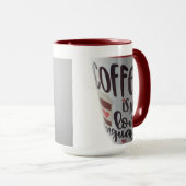 Mug Coffee is my love language...mug (Devant droit)