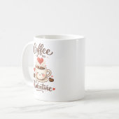 Mug Coffee Is My Valentine – Cute Coffee Lover Design (Devant gauche)