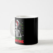 Mug Coffee Is My Valentine Skeleton Women Christmas Fu (Devant gauche)