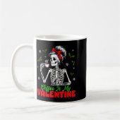 Mug Coffee Is My Valentine Skeleton Women Christmas Fu (Gauche)