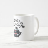 Mug Coffee Lemur Illustration mignon Primate Madagasca (Devant droit)