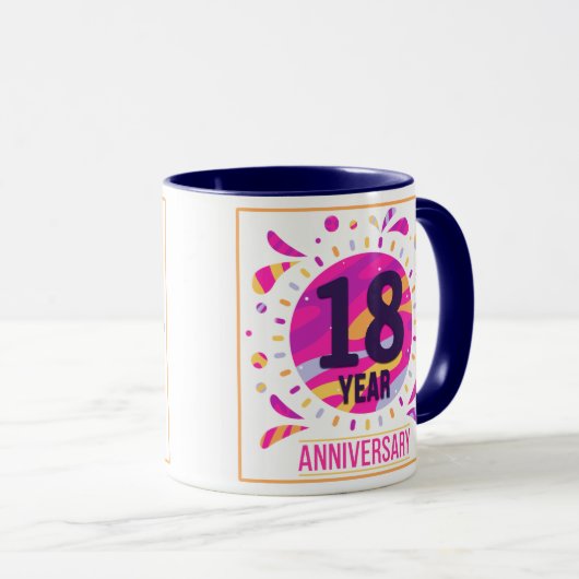 Mug Coffee Mug, 18 ans (Devant droit)