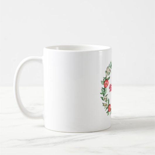 Mug Coffee Mug-Kindness rose Floral (Gauche)