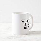 Mug Coffee Mug, le meilleur motard du monde (Devant droit)