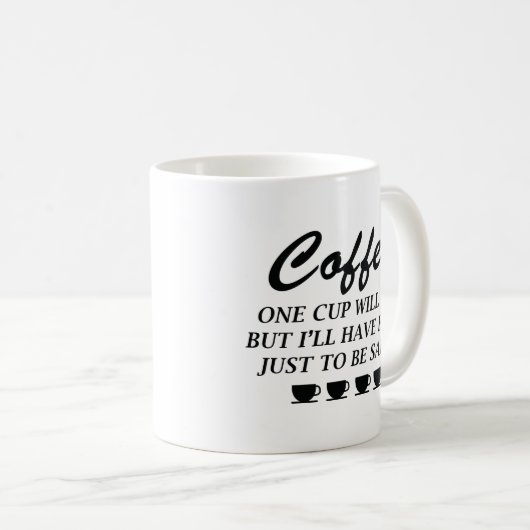 Mug Coffee One Cup (Devant droit)