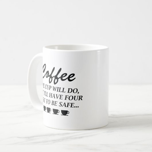 Mug Coffee One Cup (Devant gauche)