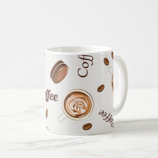 Mug Coffee pattern (Devant droit)