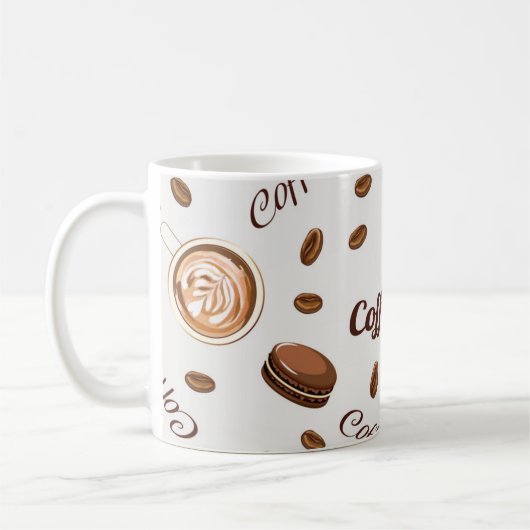 Mug Coffee pattern (Gauche)