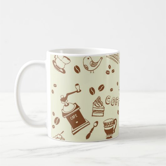 Mug Coffee pattern (Gauche)